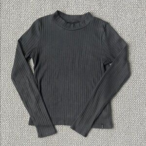 Abercrombie Kids Girls Cozy Mockneck Long Sleeve Tee